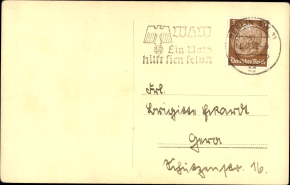 Postcard actor Hans Söhnker, Ross Verlag A 1387 1, Tobis Film