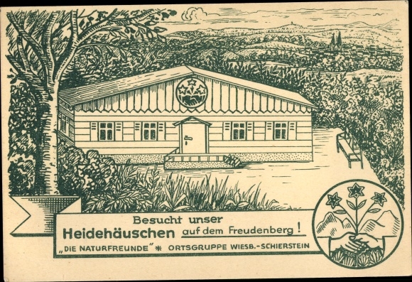 PC Schierstein Wiesbaden in Hesse, Heidehäuschen on the Freudenberg