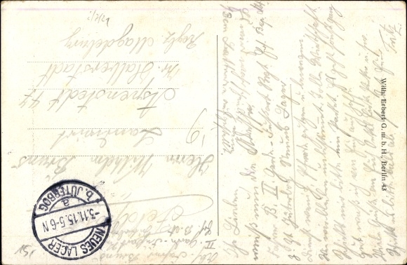 Postcard Deutsches Kriegsschiff, SMS Augsburg, Imperial Navy, burning Libau 1914