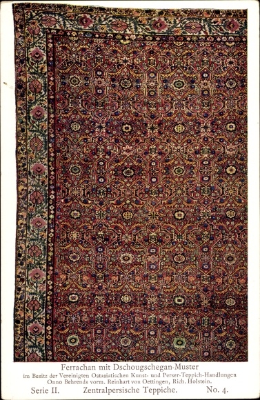 Ac Masterpieces of Oriental Knotting II 4, Central Persian Carpets, Ferrachan