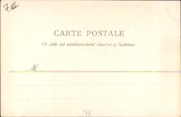 Postcard Saint Cyr Yvelines, Military School