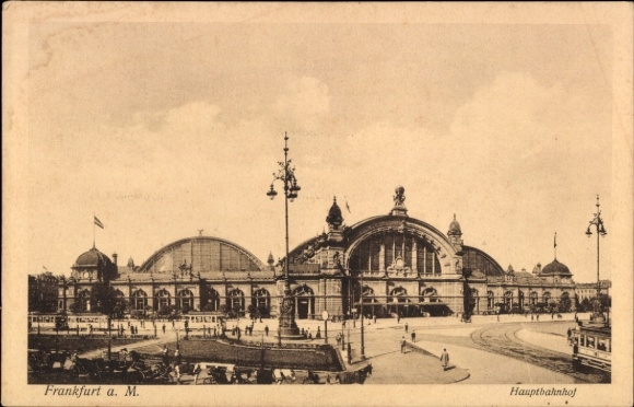 Ak Frankfurt am Main, Hauptbahnhof