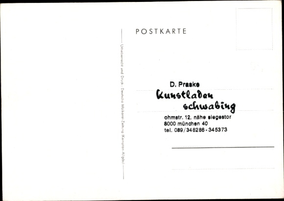 Artist Postcard Weiss, Franz, Käser, Teufel messes with his craft