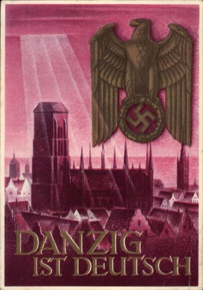 Postal stationery artist Postcard Klein, Gottfried, Danzig is German, WHW