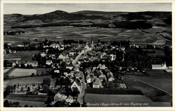Postcard Kemnath in the Upper Palatinate, aerial photograph