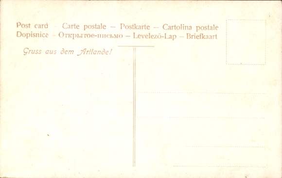 Postcard Artländer Trachtenfest, Schüttenzug
