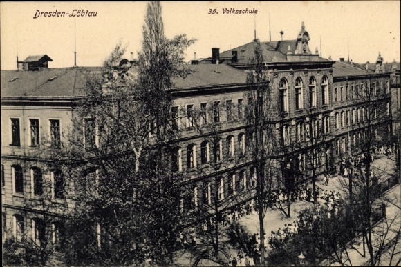 Ak Dresden Löbtau, 35e basisschool