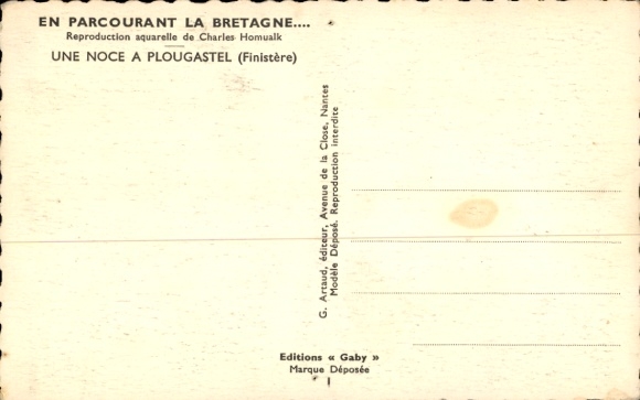 KP artystyczna Plougastel Daoulas Finistère, Podróż po Bretanii, Ślub