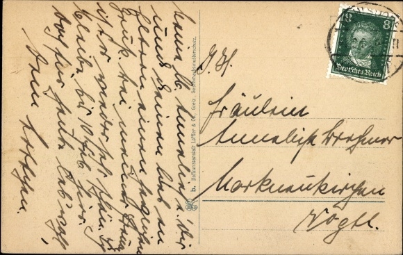Postcard Reudnitz Mohlsdorf Teichwolframsdorf in Thuringia, total view, settlement