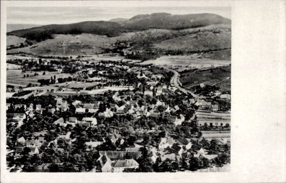 Postcard Schallstadt in the Black Forest Baden, aerial photograph