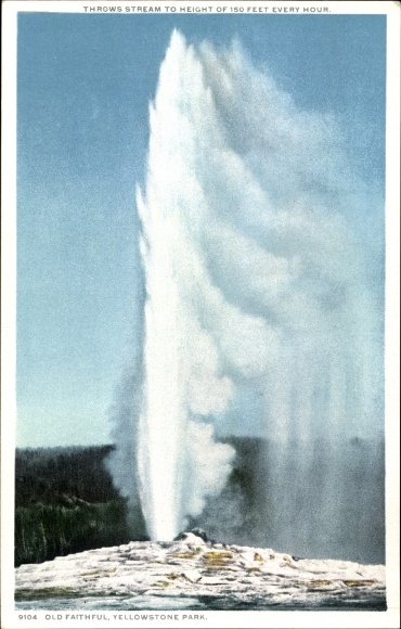 Ak Wyoming VS, Yellowstone National Park, Old Faithful, geiser