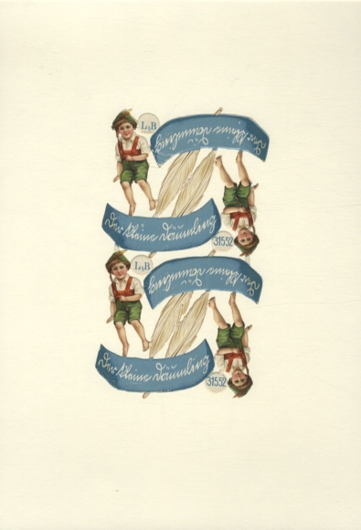 Oblatenblok, L & B 31552, "Kleine duim", sprookje van Charles Perrault, ca. 17 x 10 cm