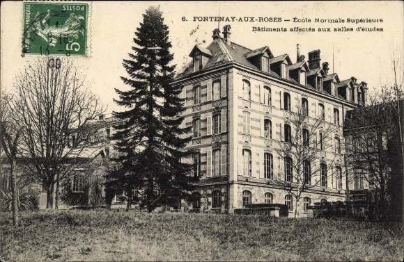 Postcard Fontenay at Roses Hauts de Seine, Ecole Normale Supérieure, Study rooms