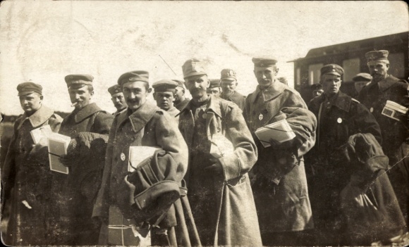 Photo Holstebro Denmark, German and Austrian war refugees