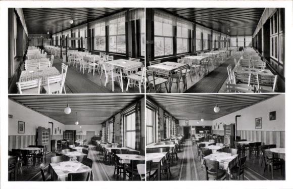 Ak Osterode am Harz, Sösetalsperre, Gaststätte, Speisesaal