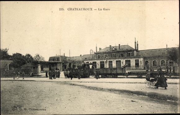 Ak Châteauroux Indre, La Gare
