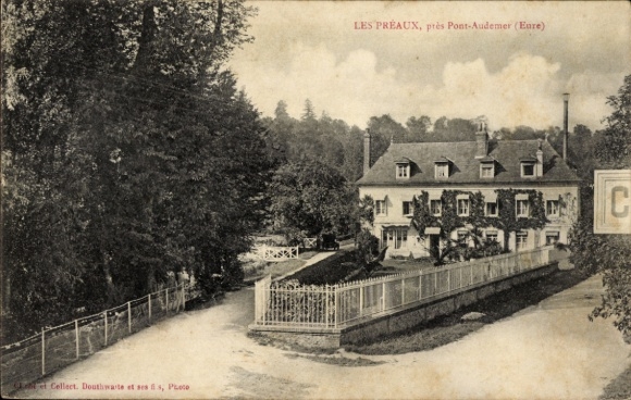 CPA Les Préaux de l'Eure, near Pont Audemer