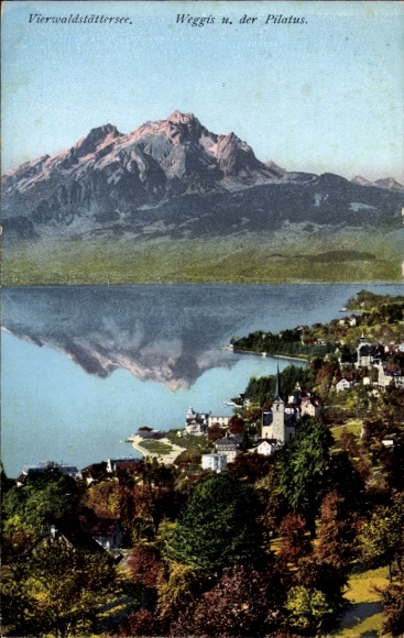 KP Weggis Canton Lucerne, Lake Lucerne, Pilatus