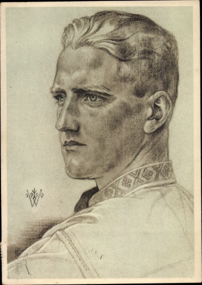 Artist PC Willrich, Wolfgang, leader of the German youth in Romania, VDA school collection 1940