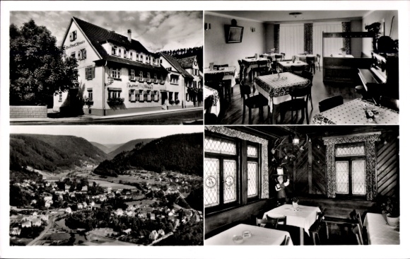 Postcard Hirsau Calw Black Forest, Inn and Pension zum Rößle