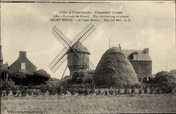 CPA Saint Briac sur Mer Ille et Vilaine, Le Vieux Moulin
