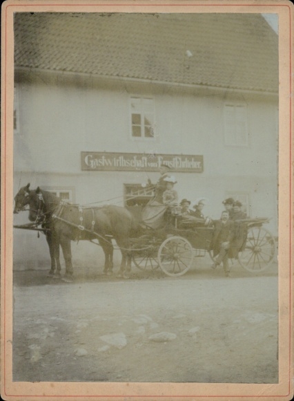 Foto Neustadt bei Coburg, Gastwirtschaft Ernst Ehrlicher, Kutsche