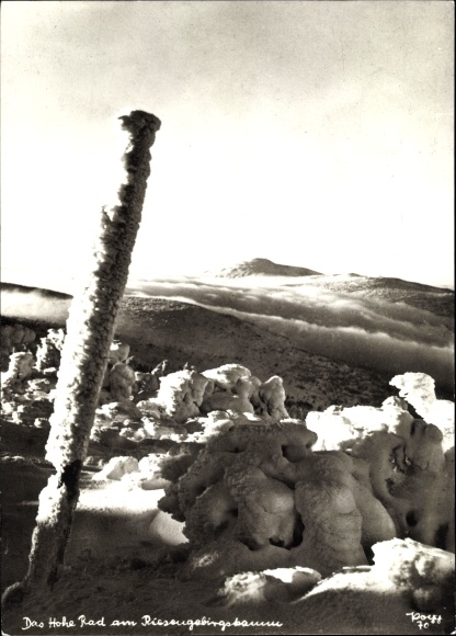 Ak Riesengebirge, Wielki Szyszak, Vysoké Kolo, Hohes Rad, Winter