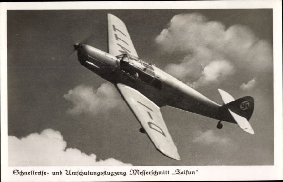 Ak Schnellreiseflugzeug, Umschulungsflugzeug Messerschmitt Taifun, D-IMTT