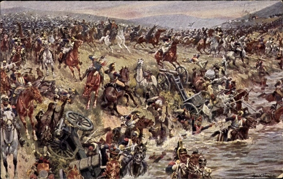 Ak Blücher an der Katzbach, 26. August 1813, Novitas 25 176