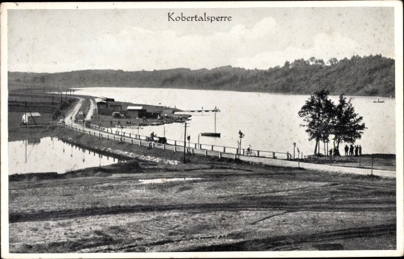 Postcard Langenbernsdorf in Saxony, Kobertalsperre, surroundings