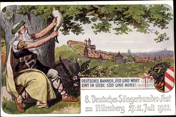 Artist PC Bankel, Nuremberg, 8. National Song Festival 1912