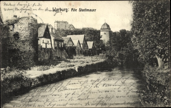 PC Warburg in Westphalia, old city wall