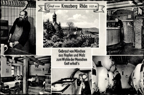 KP Bischofsheim an der Rhön, Kreuzberg, klasztor, browar piwny