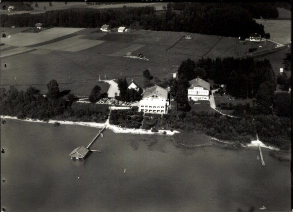 Photo Arlaching Chieming in Upper Bavaria, aerial photograph