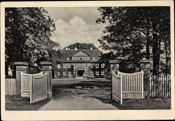 Postcard Wathlingen in Lower Saxony, manor