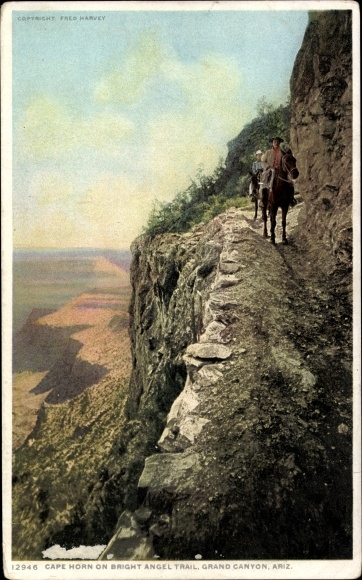 Ak Grand Canyon Arizona Vereinigte Staaten, Kap Horn auf Bright Angel Trail