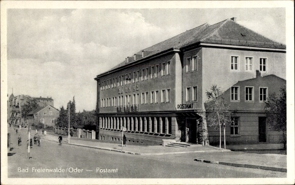 Postcard Bad Freienwalde an der Oder, Post