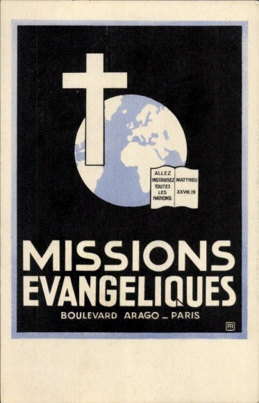 Ak Paris, Boulevard Arago, Evangelische Missies