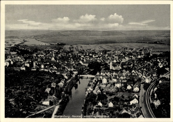 Rottenburg nad Neckarem, zdjęcie lotnicze