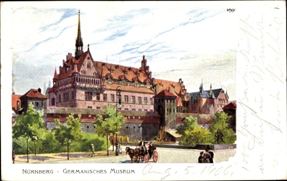 KP artystyczna Kley, Heinrich, Norymberga, Germanisches Museum, rocznicowa wystawa państwowa 1906