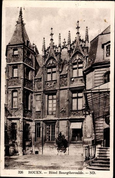 10 alte Ak Rouen in Frankreich, verschiedene Ansichten