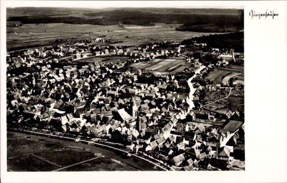 Ak Gunzenhausen in Mittelfranken, Fliegeraufnahme