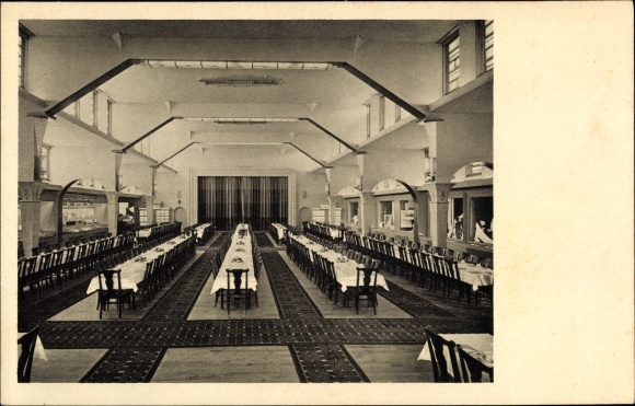 Postcard Holthausen Düsseldorf North Rhine-Westphalia, GeSoLei hall of the Persil works, exhibition