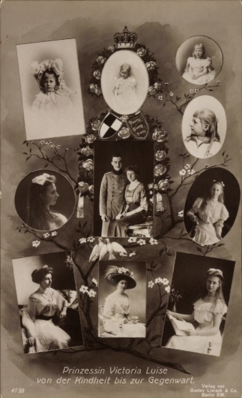 Ak Prinzessin Victoria Luise von Preußen, Herzog Ernst August von Braunschweig, Liersch 4138