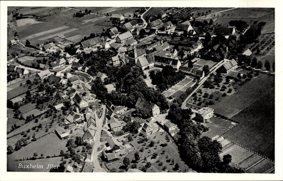 Ak Buxheim in Schwaben, Fliegeraufnahme