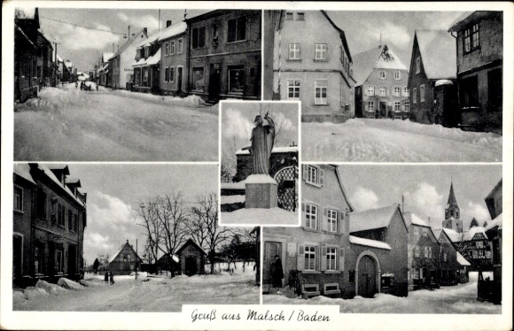PC Malsch in Baden, partial views, winter