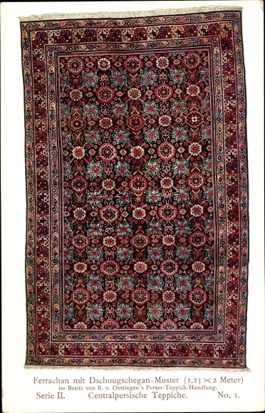 Ac Masterpieces of Oriental Knotting II 1, Central Persian Carpets, Ferrachan