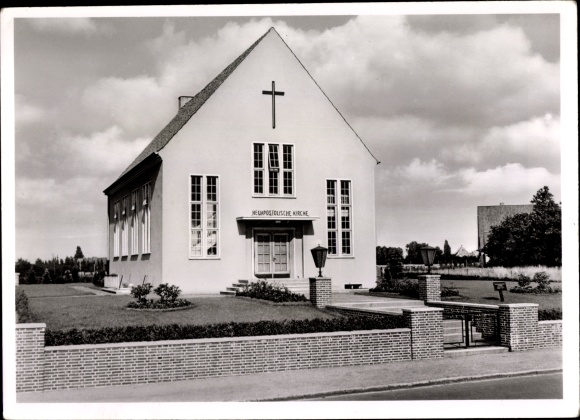 Ak Schenefeld im Kreis Pinneberg, Neuapostolische Kirche, Am Feldweg