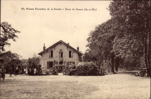 CPA Forêt de Sénart Essonne, Maison Forestière de la Souche