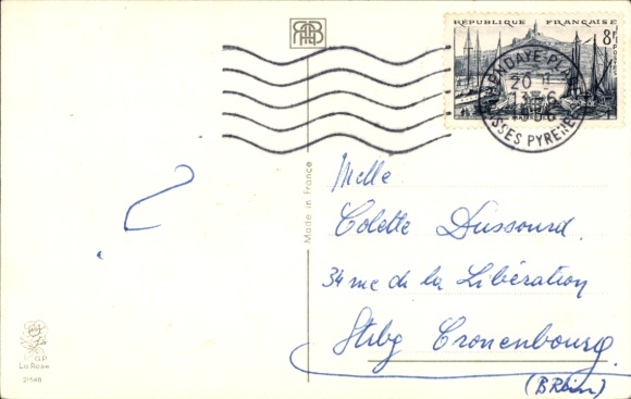 Artist Postcard Valkenburg Limburg Netherlands, train station, couple